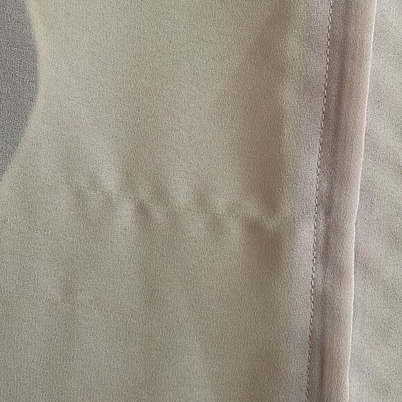 Vtg 70s Tony Ruocco for Alper Schwartz tan semi sheer  shift dress - Picture 10 of 12